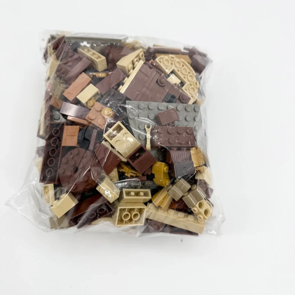Lego Bulk Lot Color Sorted Brown Tan Mix 1 Pound Pieces Parts Bricks